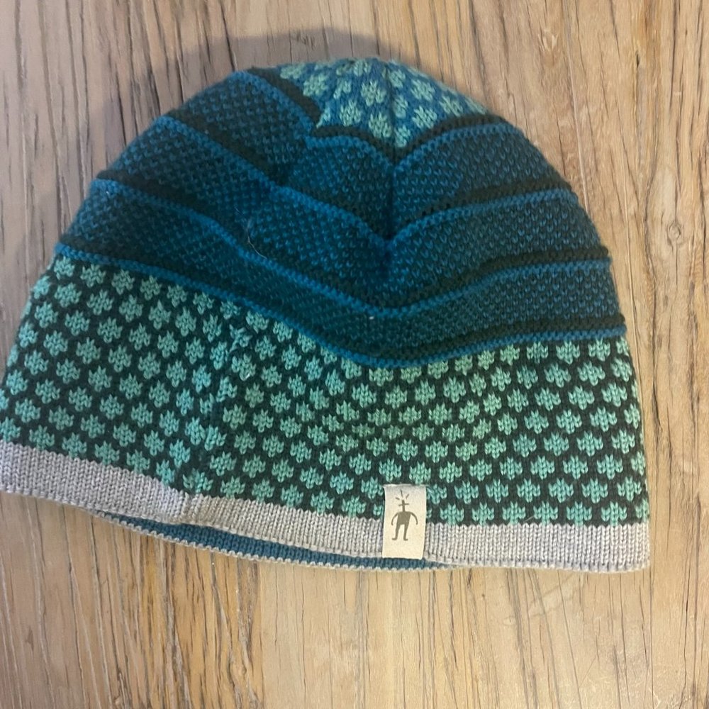 Smartwool 100% merino wool fair isle sweater beanie